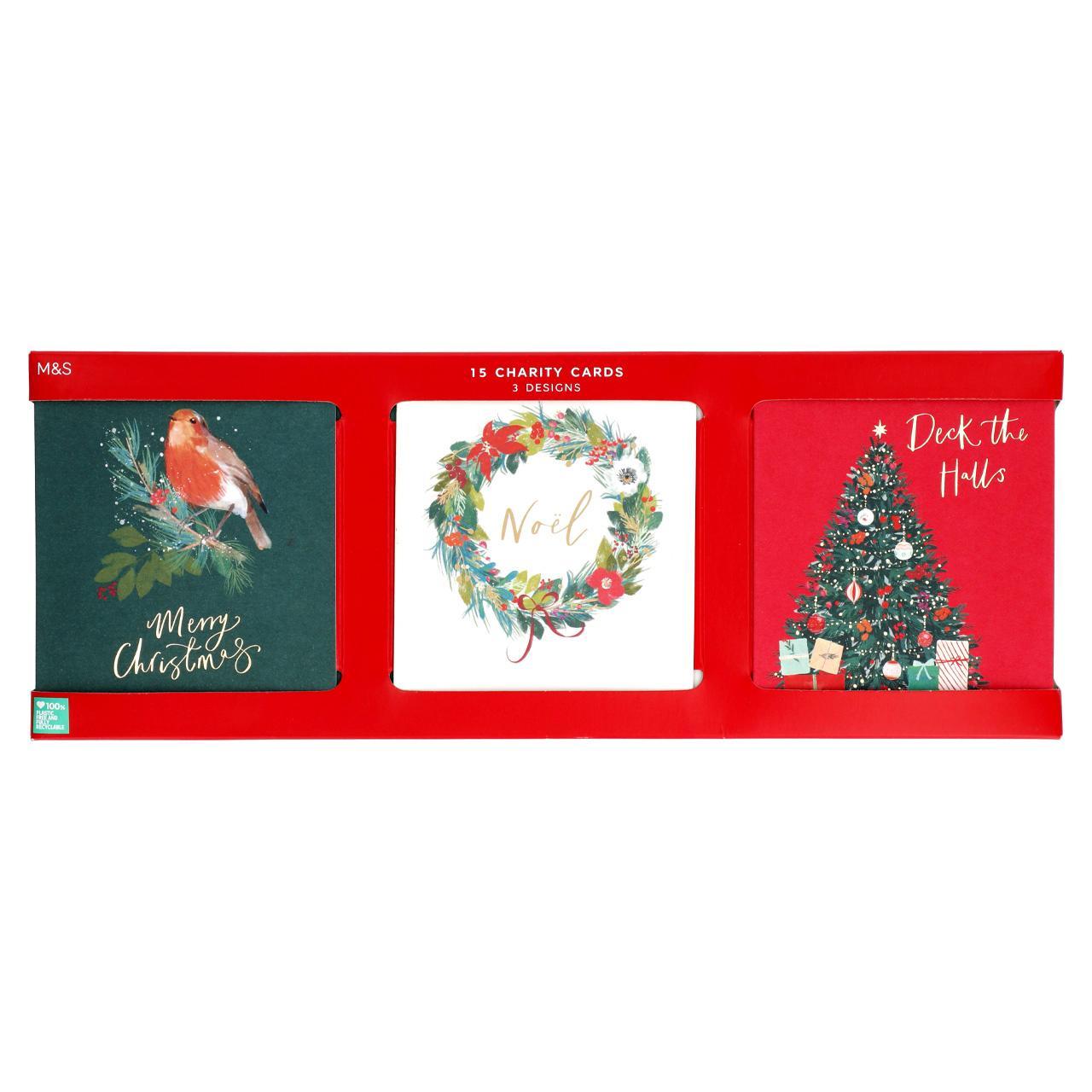 M&S Foliage Charity Christmas Card Pack