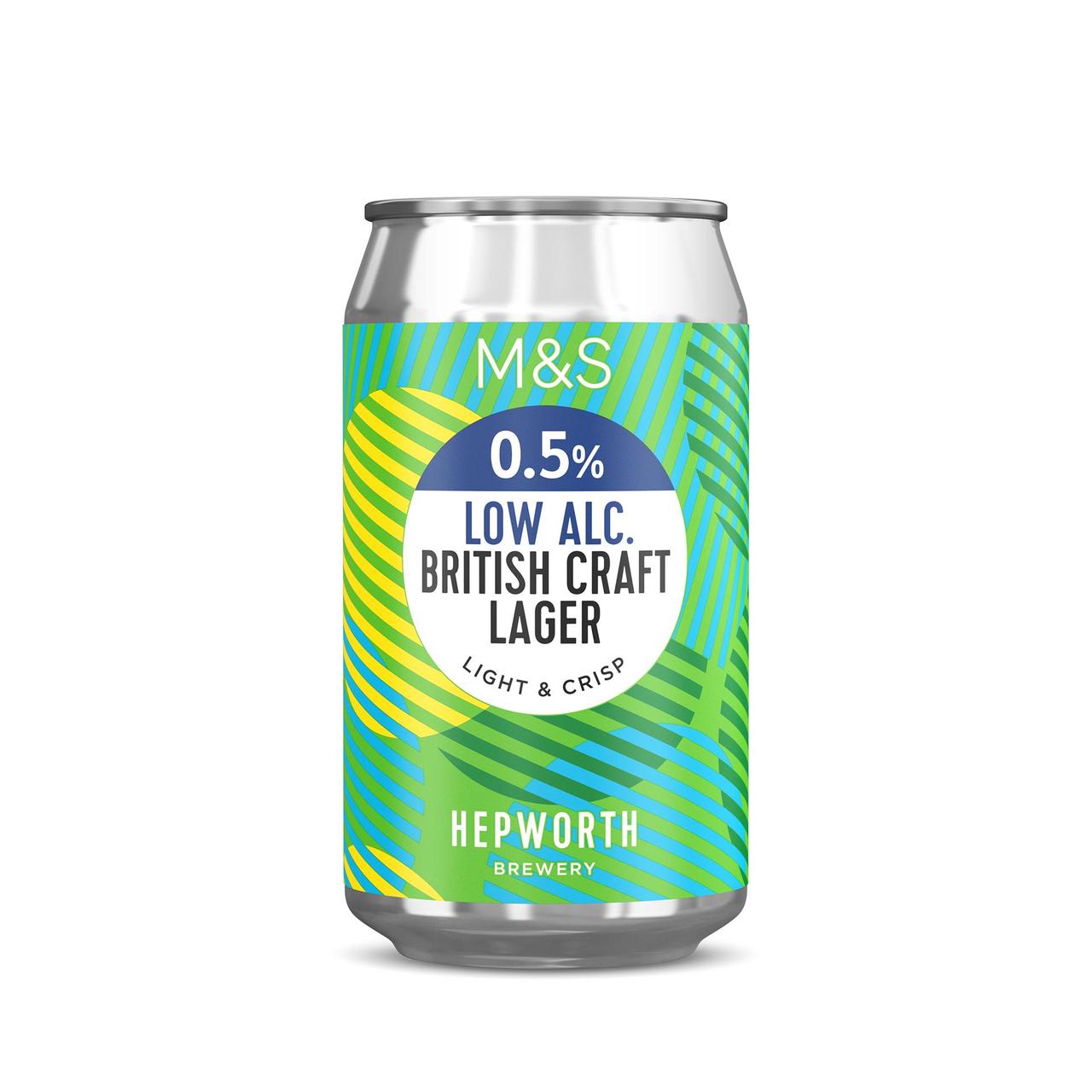 M&S Low Alcohol British Craft Lager