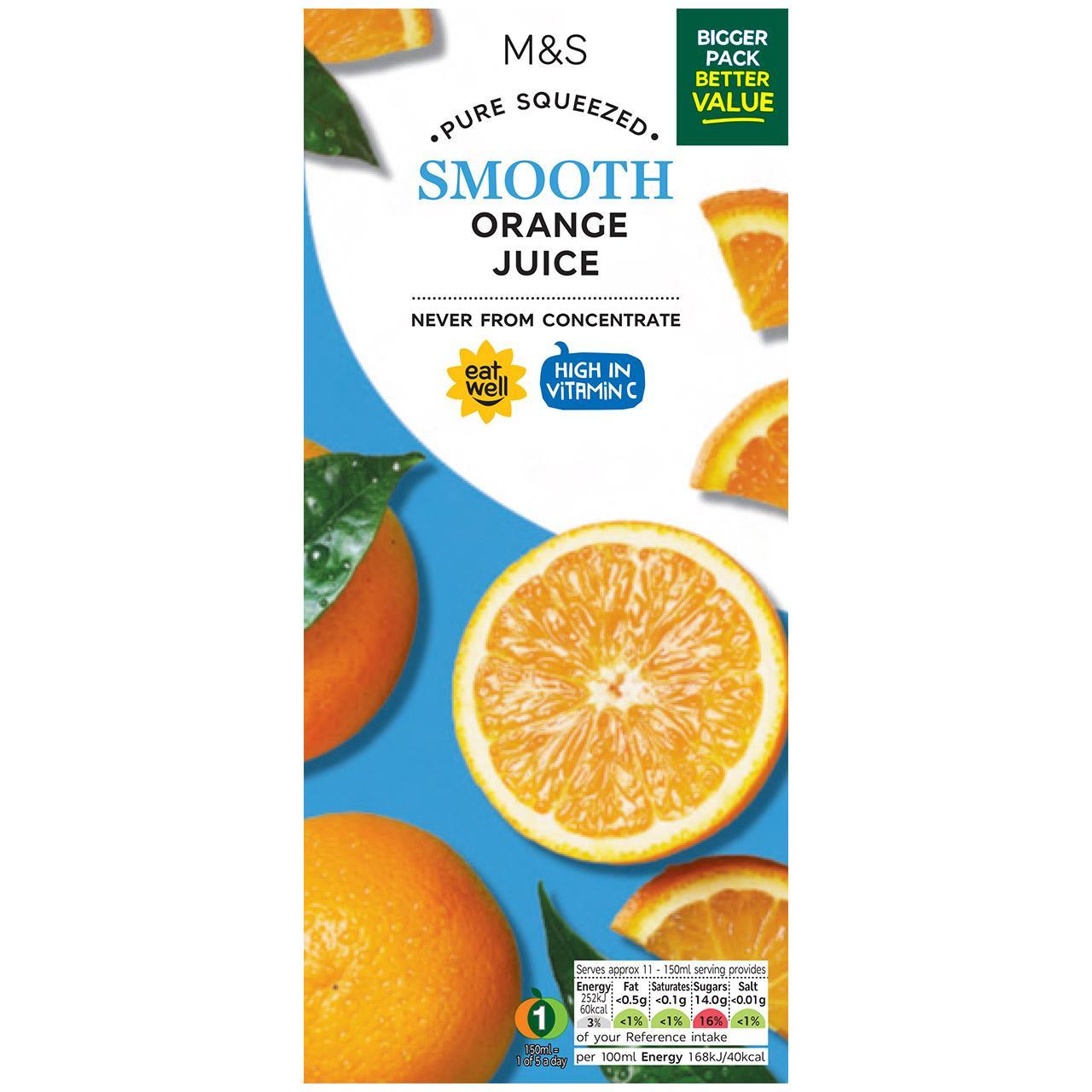 M&S Smooth Orange Juice