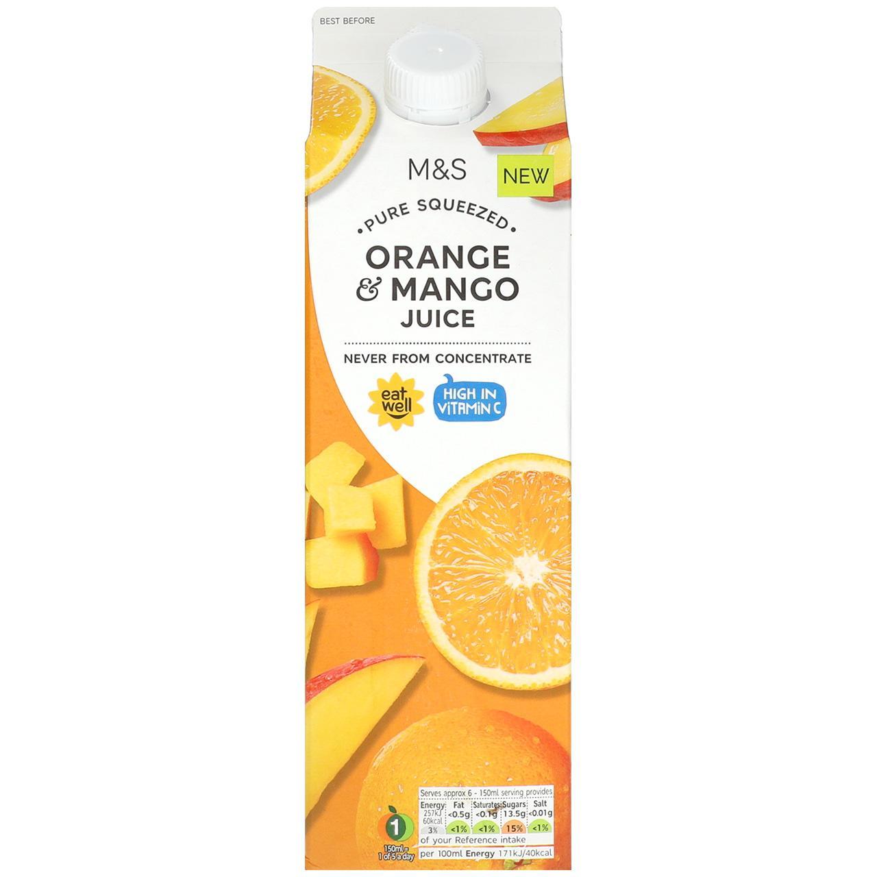 M&S Orange & Mango Juice