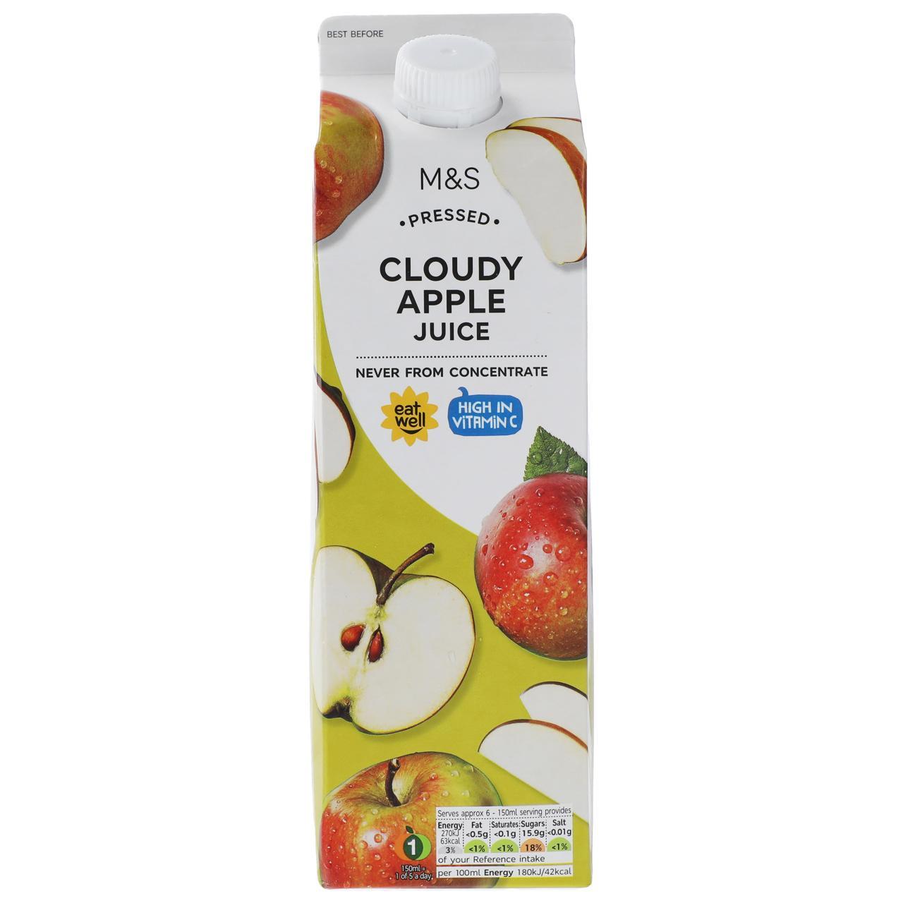 M&S Cloudy Apple Juice