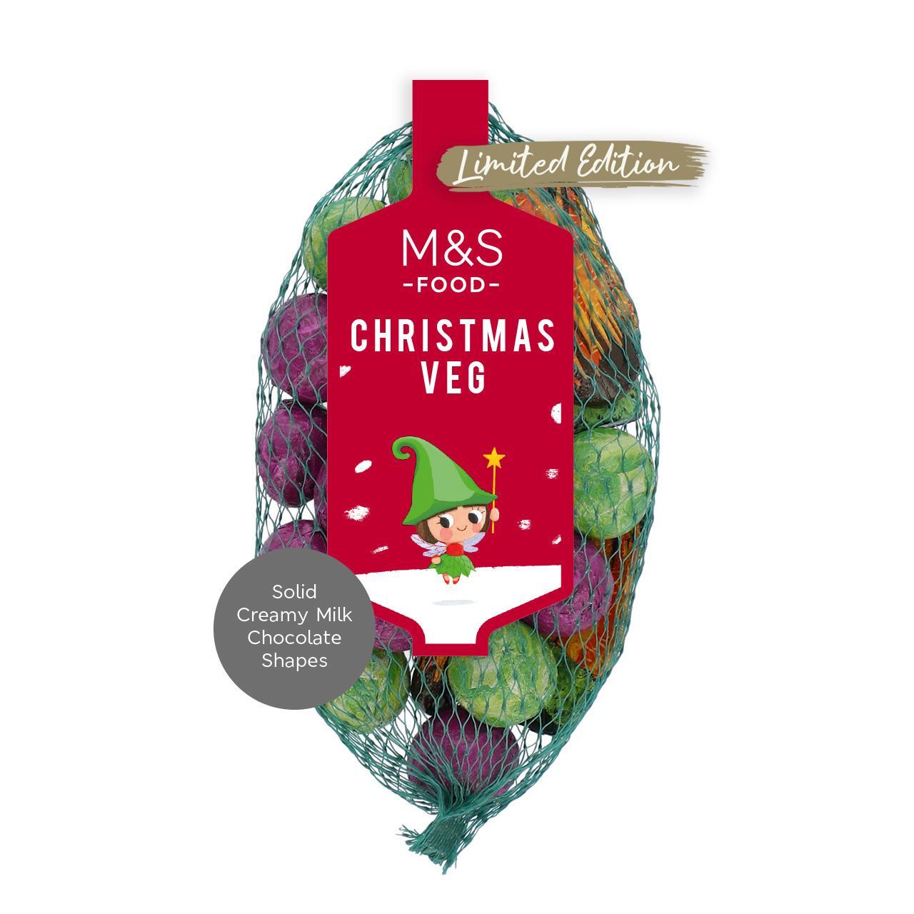 M&S Chocolate Christmas Veg