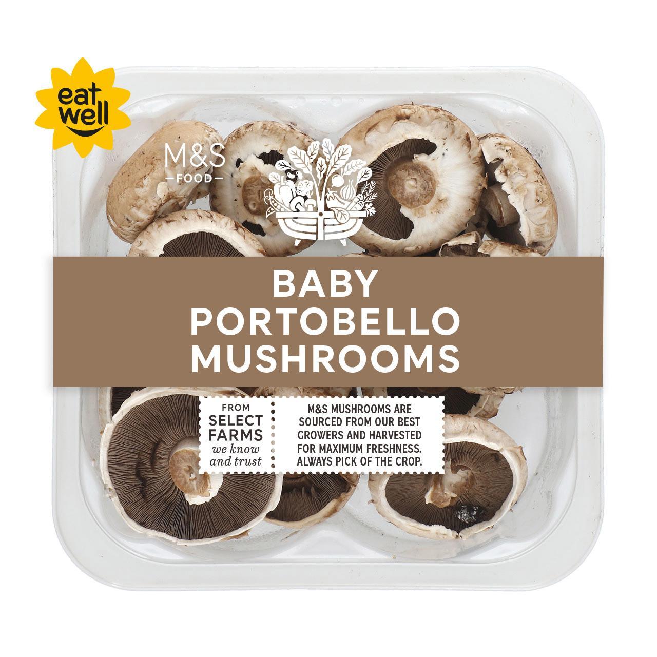 M&S Baby Portobello Mushrooms