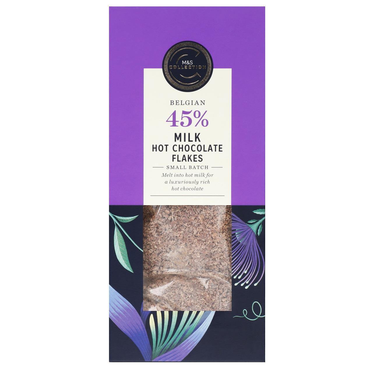 M&S Belgian Milk Hot Chocolate Flakes