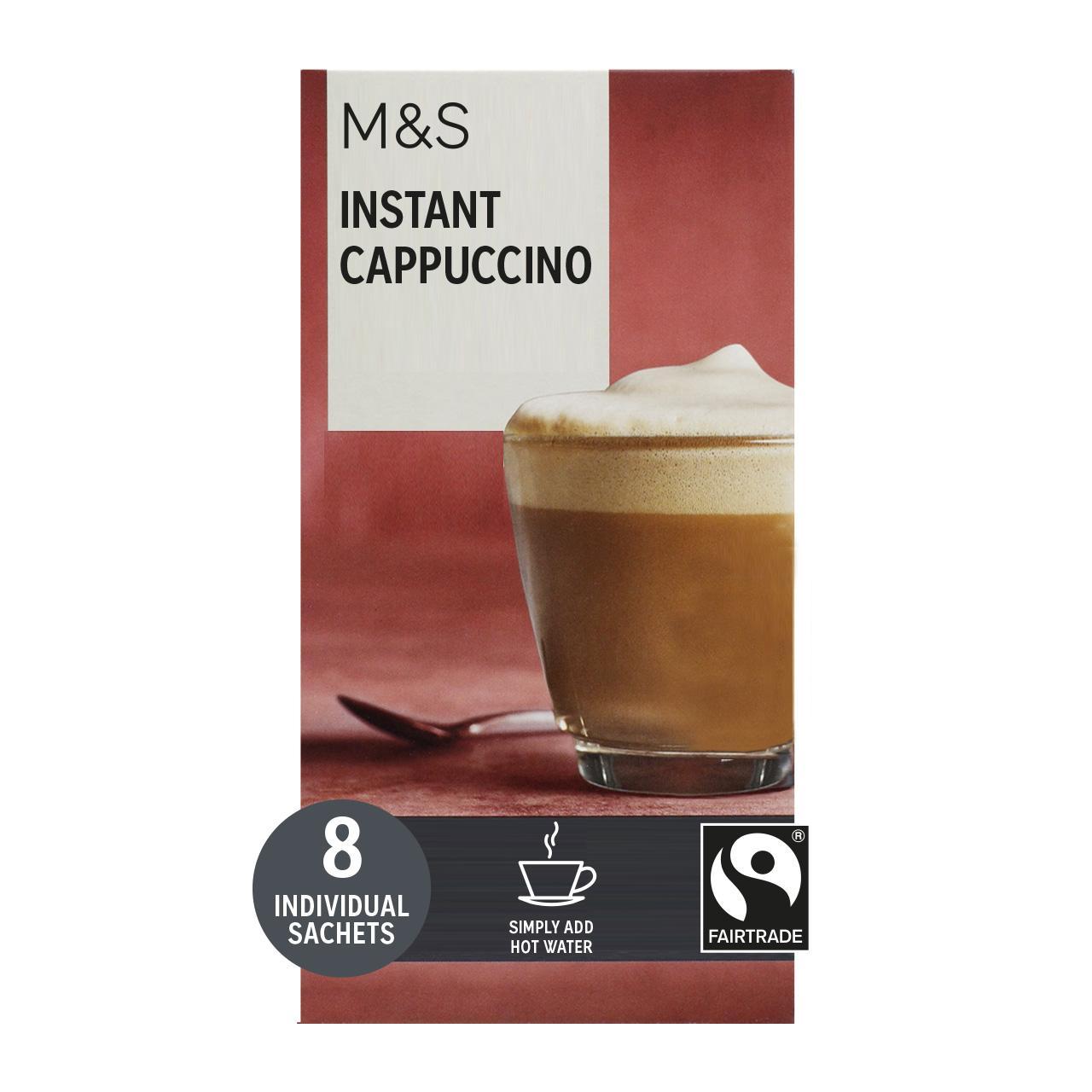 M&S 8 Instant Cappuccino Sachets