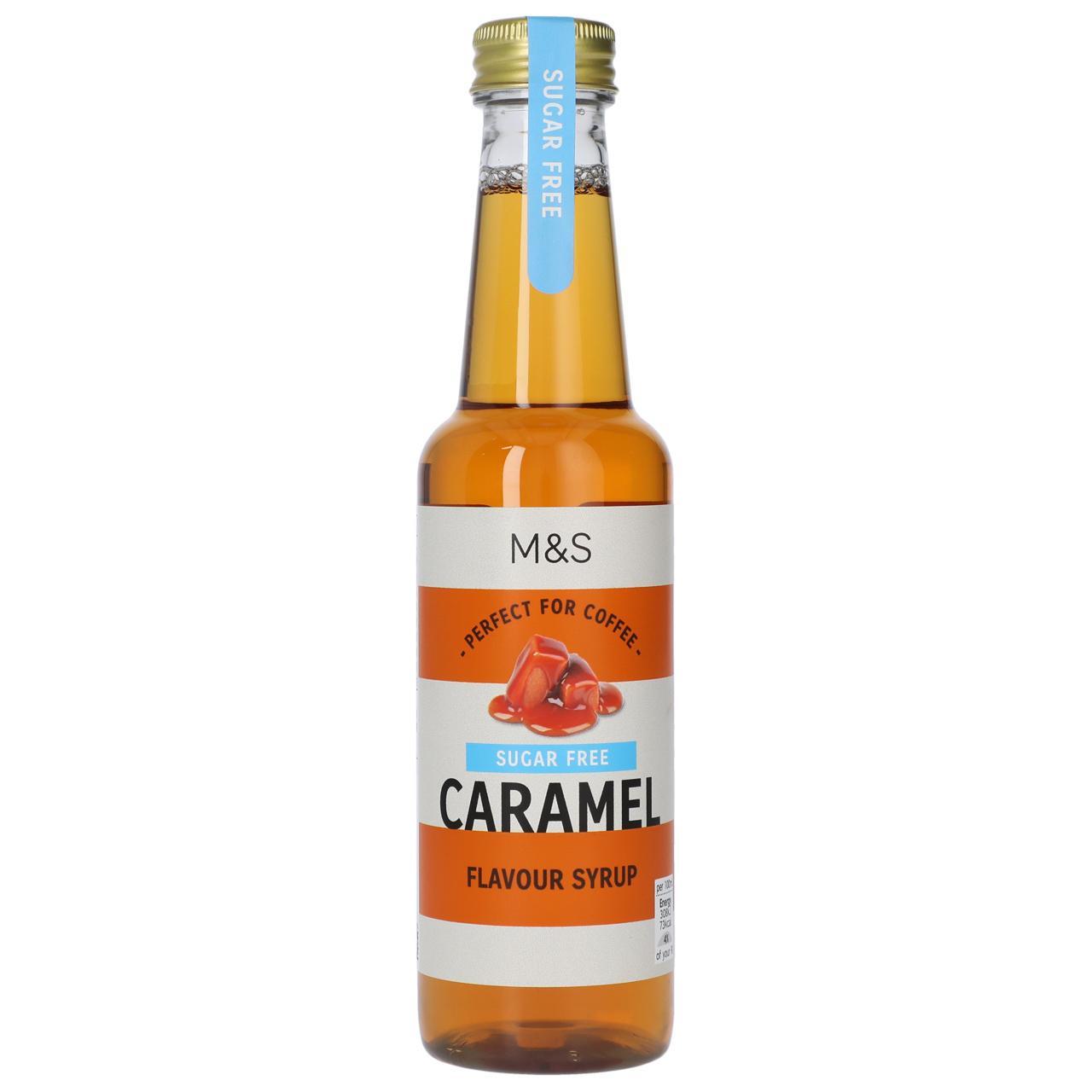 M&S Sugar Free Caramel Flavour Syrup - HelloSupermarket