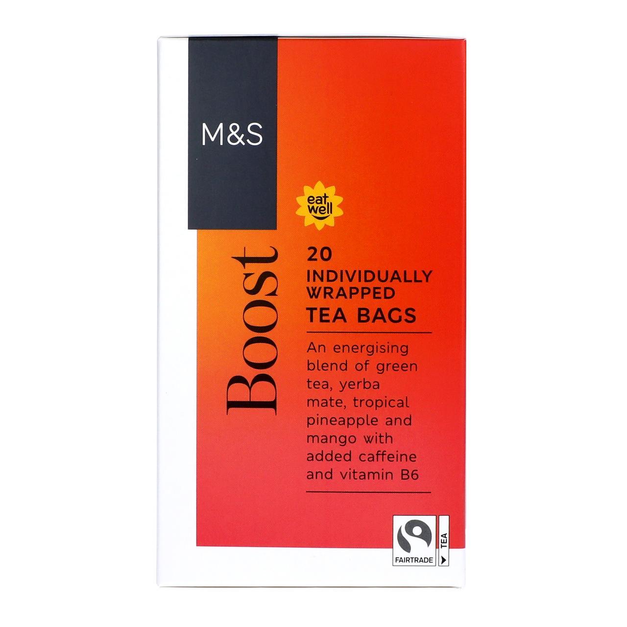 M&S Green Tea Boost Teabags