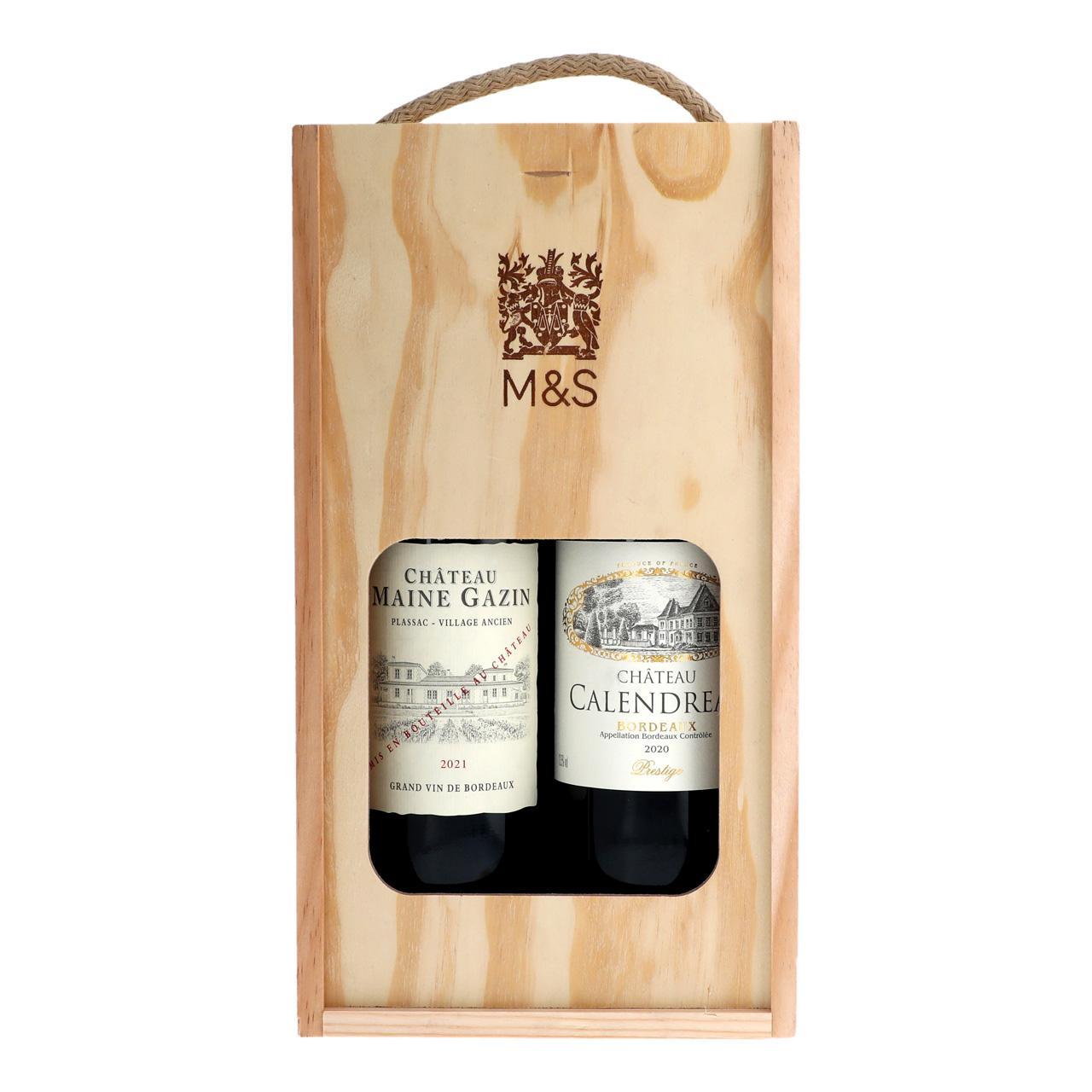 M&S Bordeaux Red Wine Gift Box