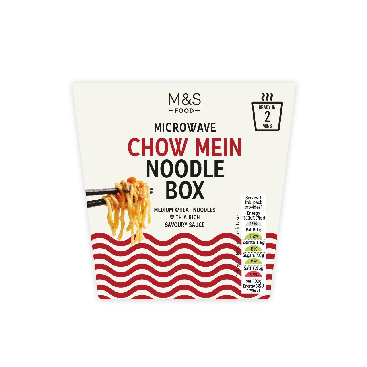 M&S Chow Mein Noodle Box