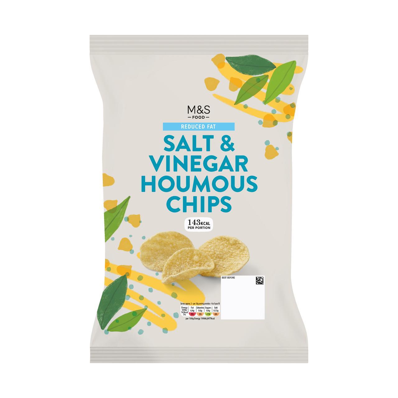 M&S Salt & Vinegar Houmous Chips