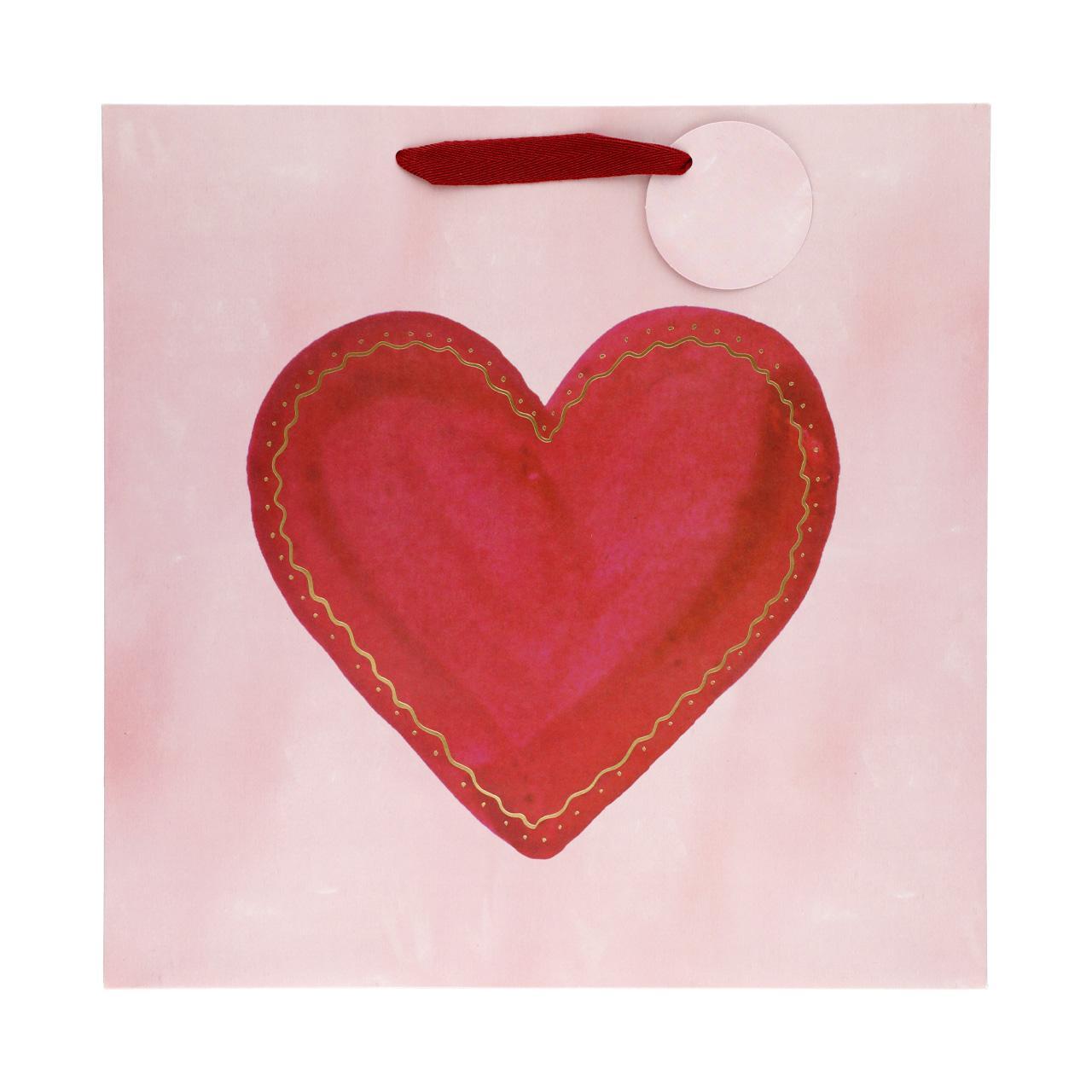 M&S Valentine's Day Heart Large Gift Bag