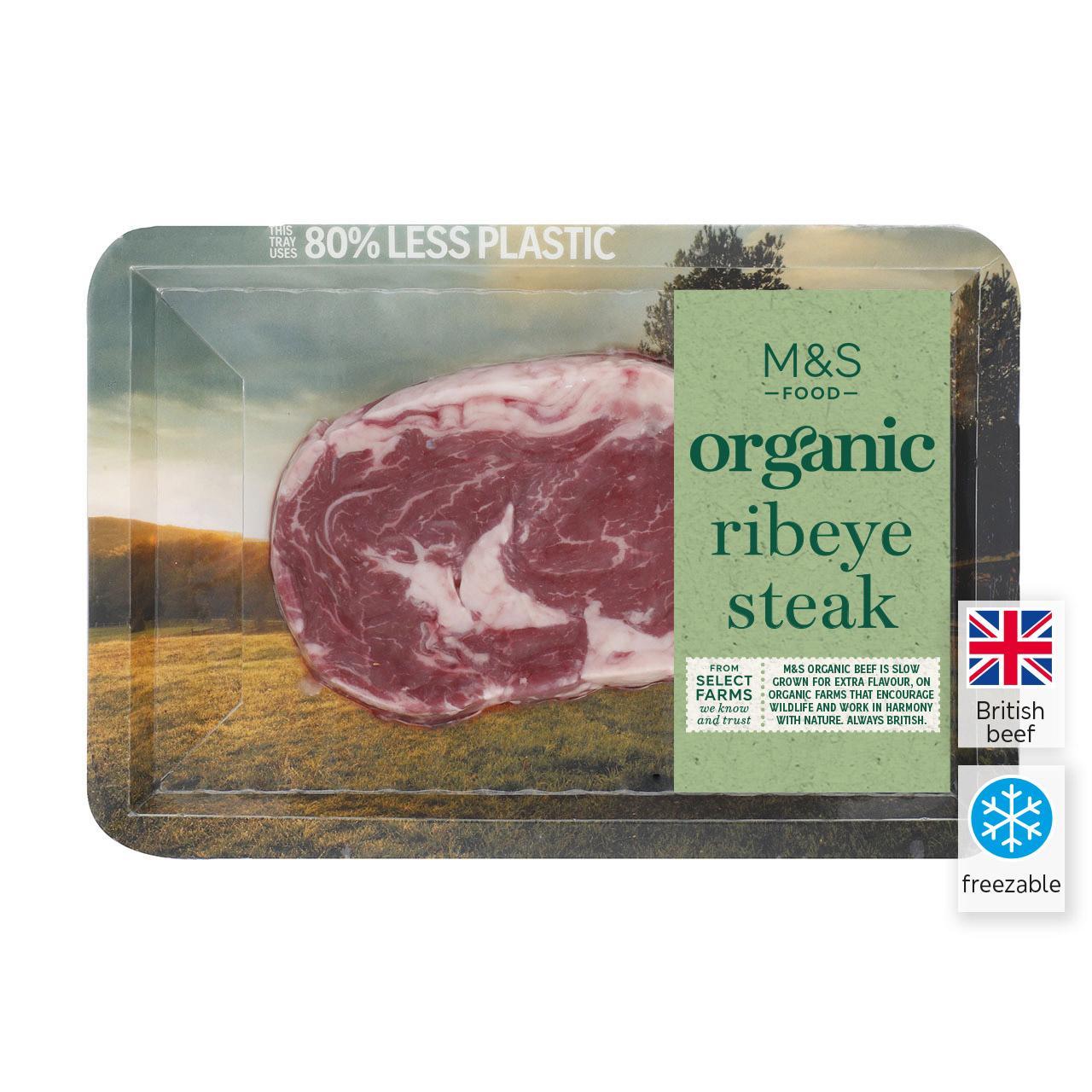 M&S Organic Ribeye Steak