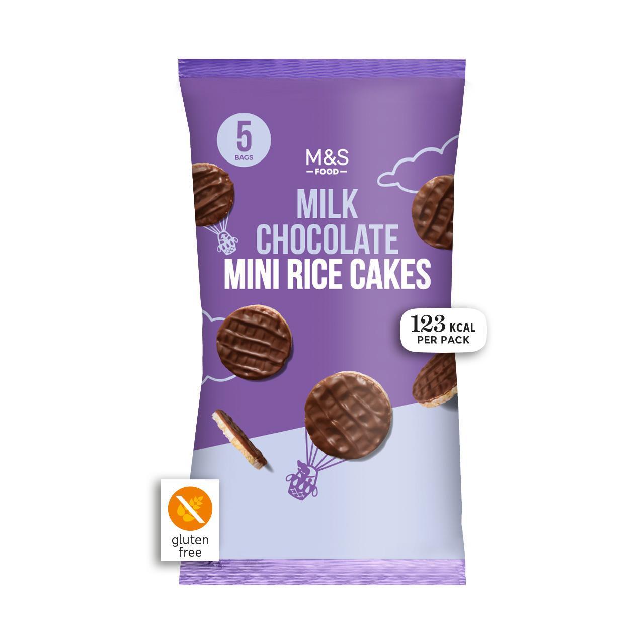 M&S 5 Milk Chocolate Mini Rice Cakes