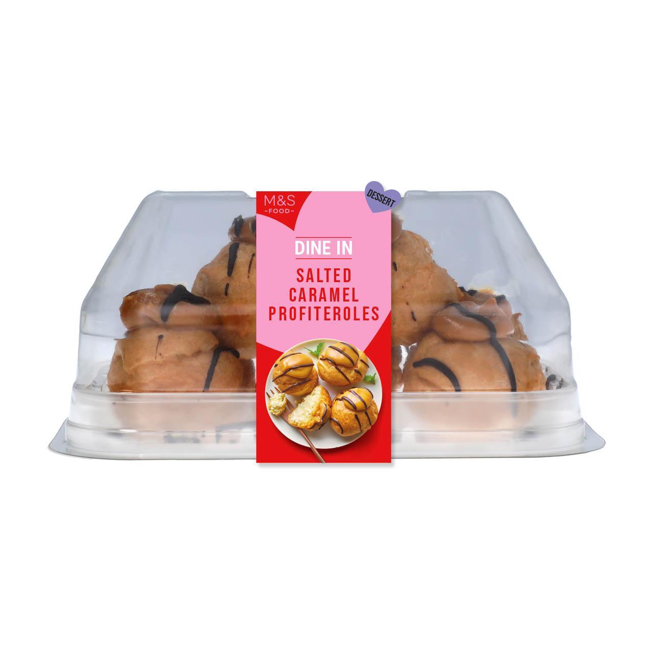 M&S Salted Caramel Profiterole Stack