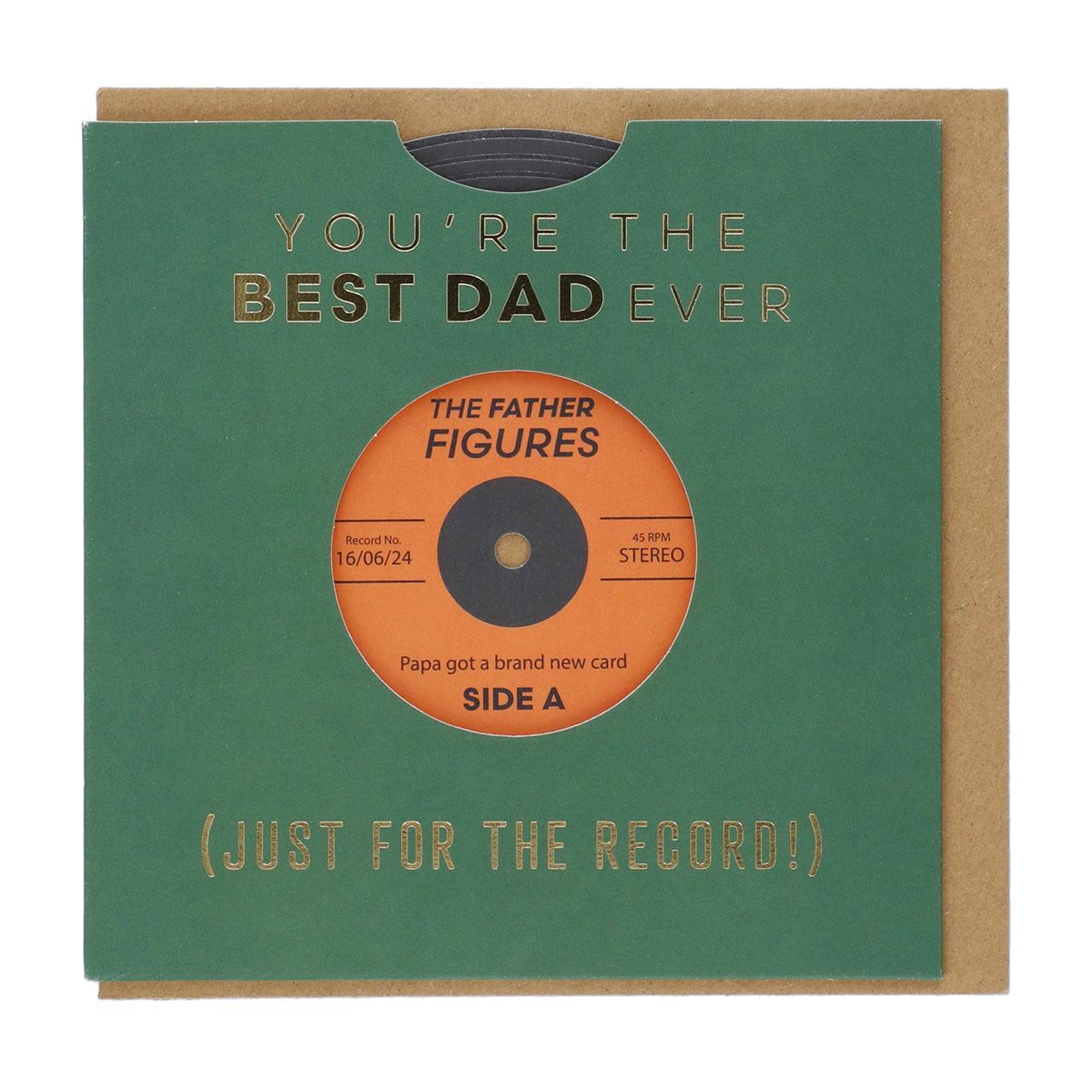 M&S Record Father's Day Card