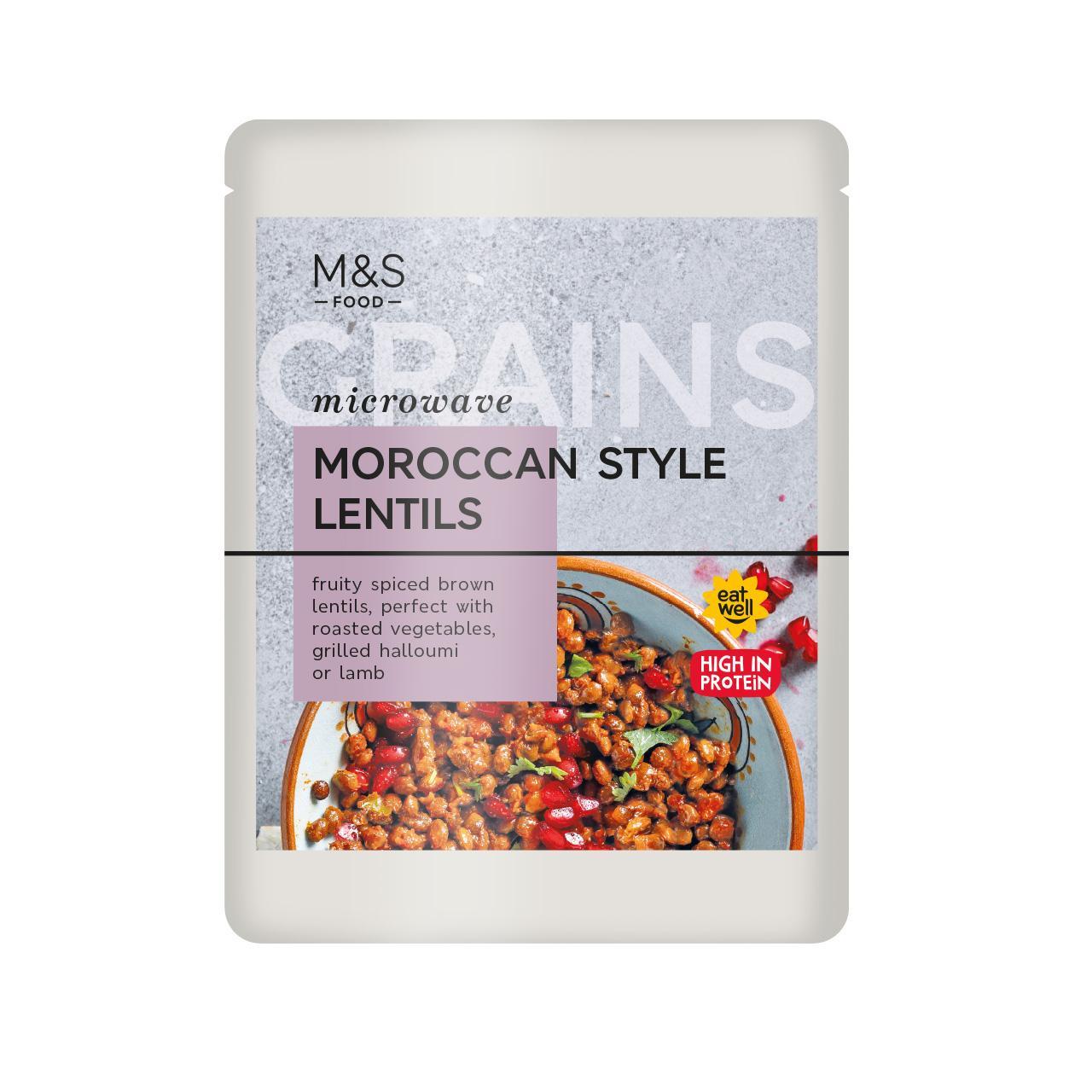 M&S Microwave Moroccan Style Lentils