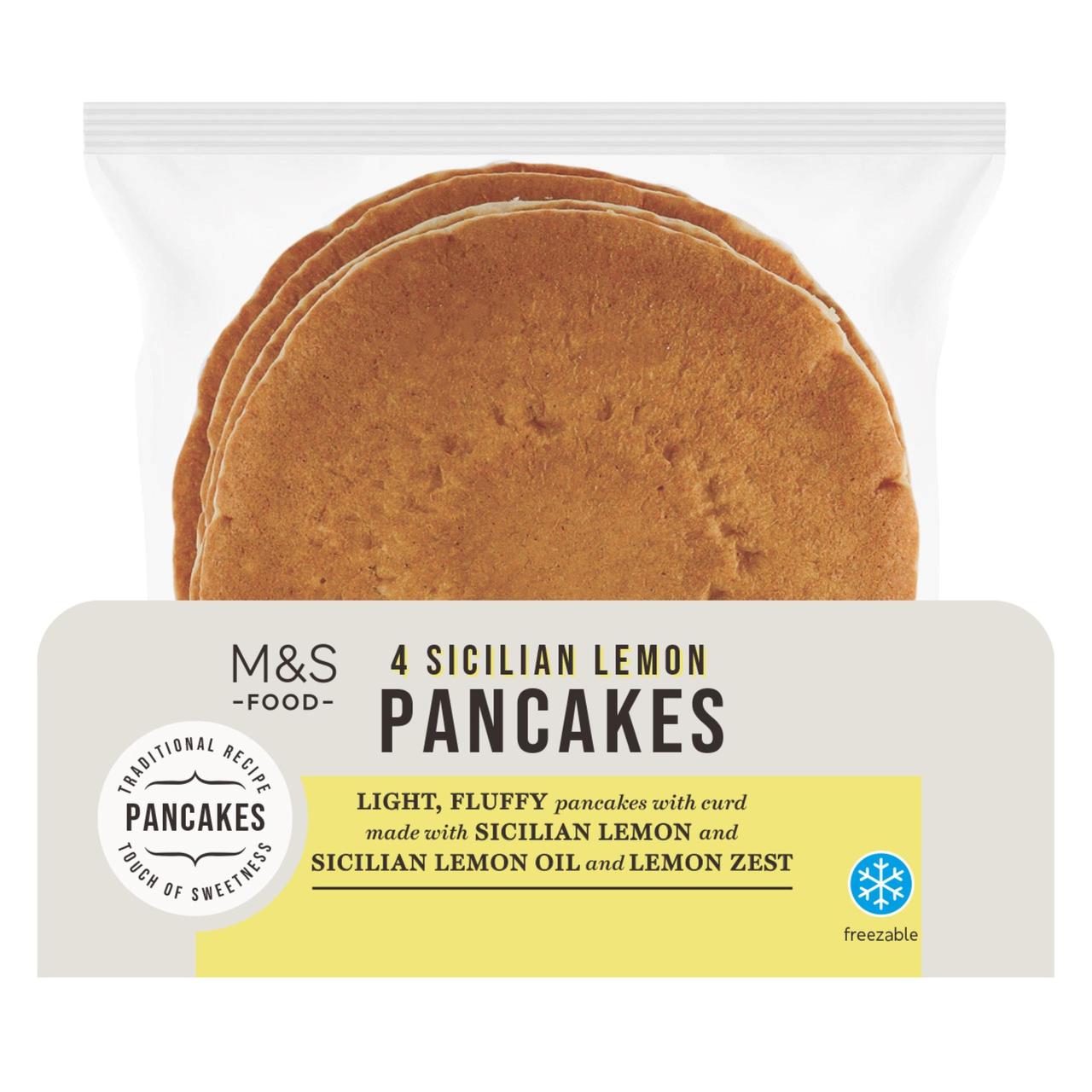 M&S 4 Sicilian Lemon Pancakes