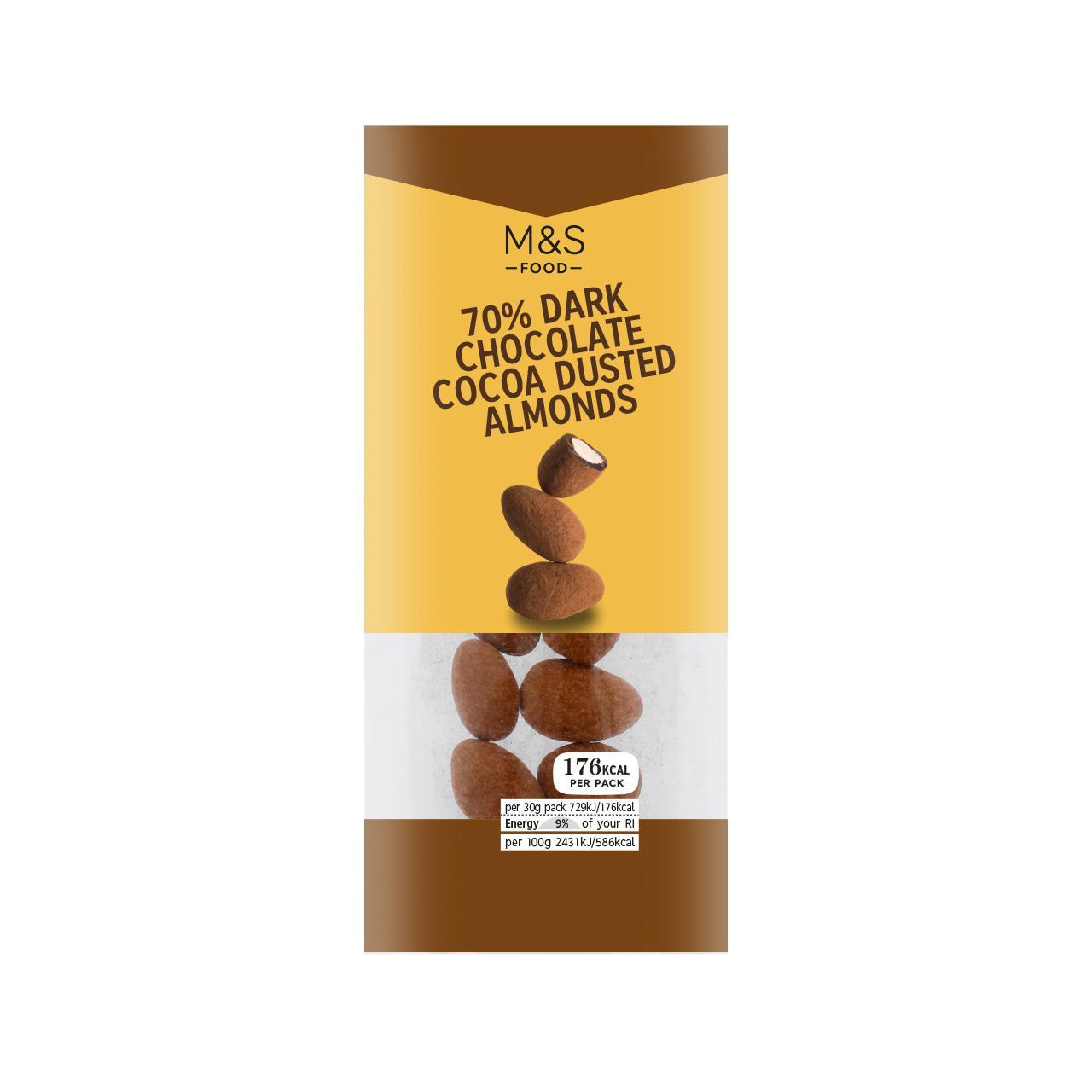 M&S 70% Dark Chocolate Cocoa Dusted Almonds