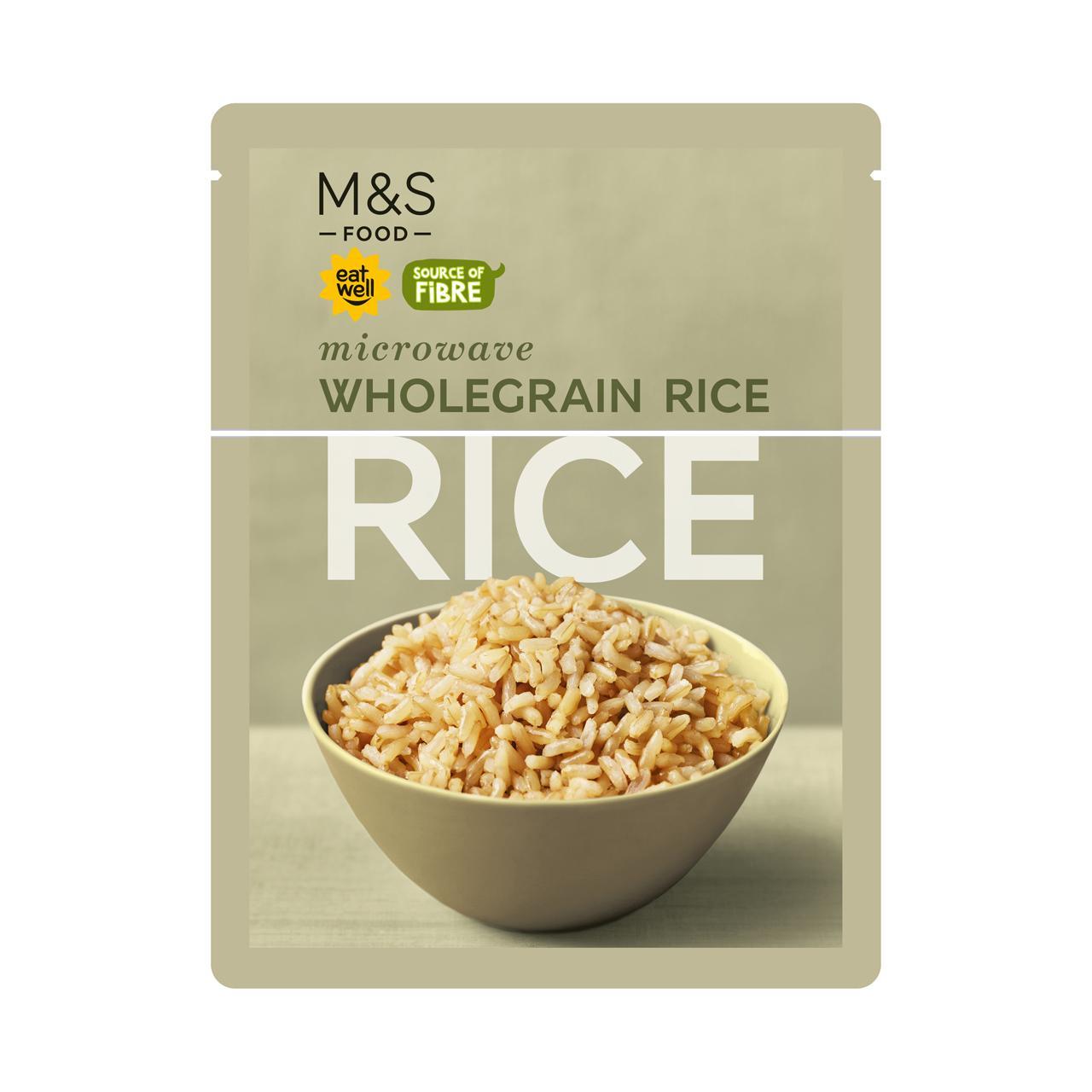 M&S Microwave Wholegrain Rice