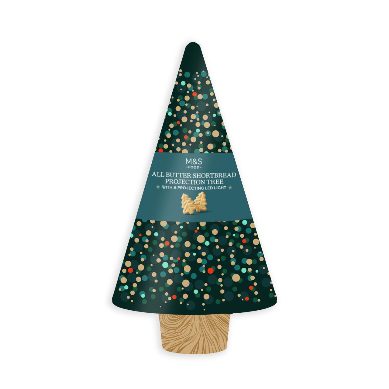 M&S All Butter Shortbread Projection Tree