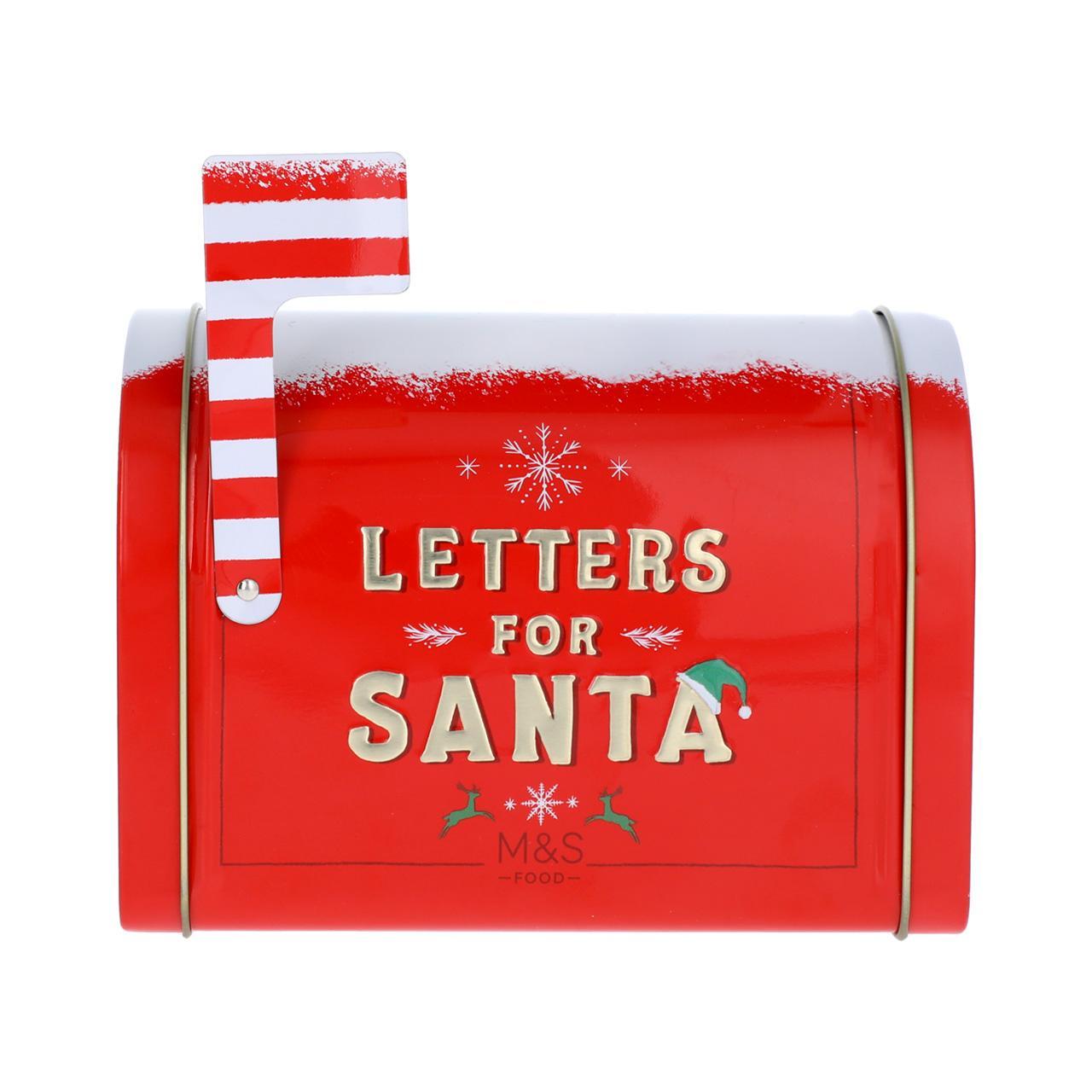 M&S Letters for Santa Cookie Tin