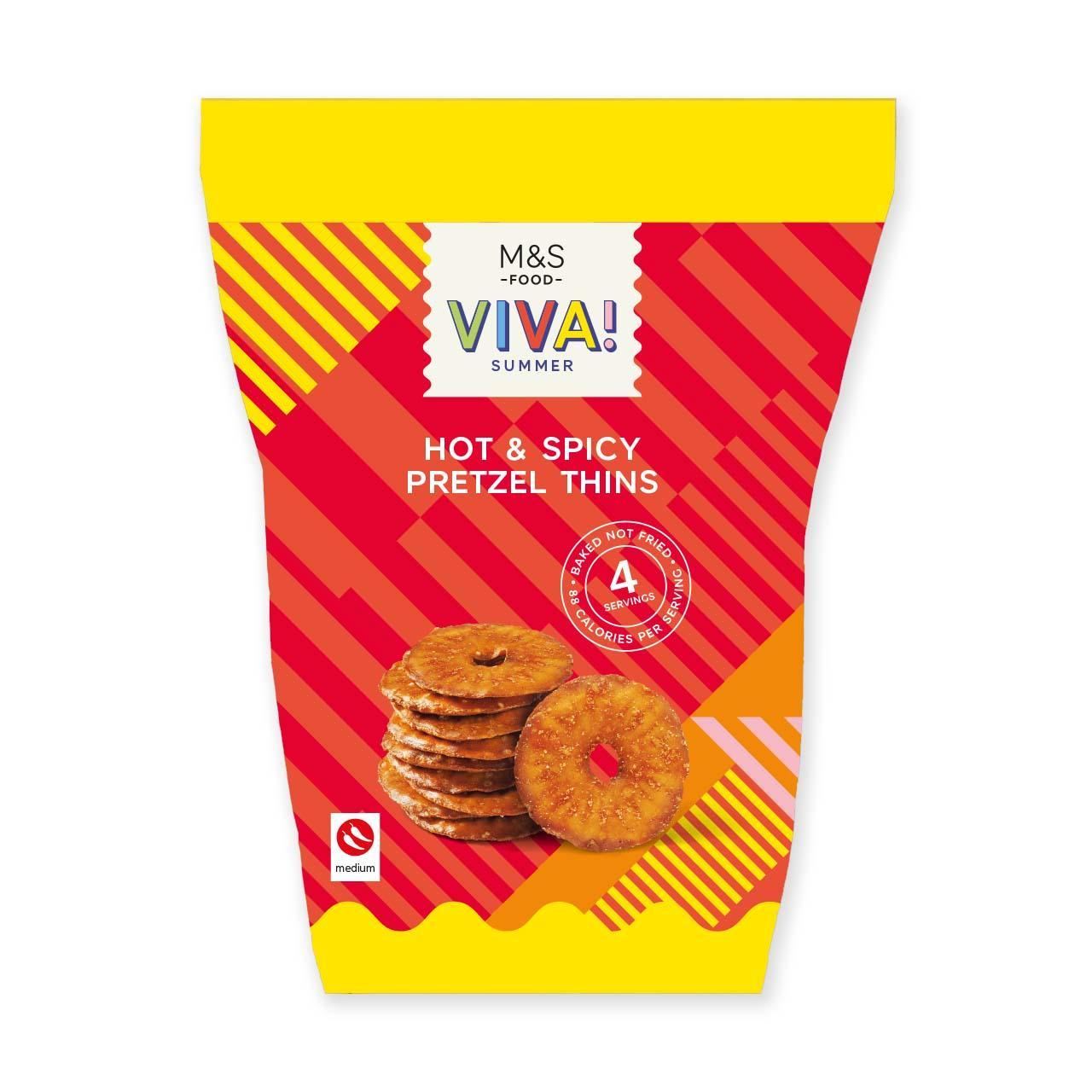 M&S Hot & Spicy Pretzel Thins