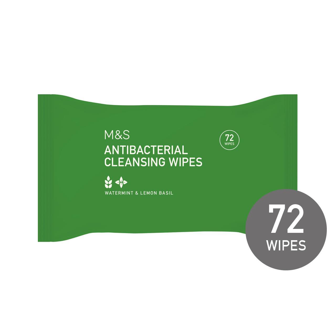 M&S Antibacterial Cleansing Wipes