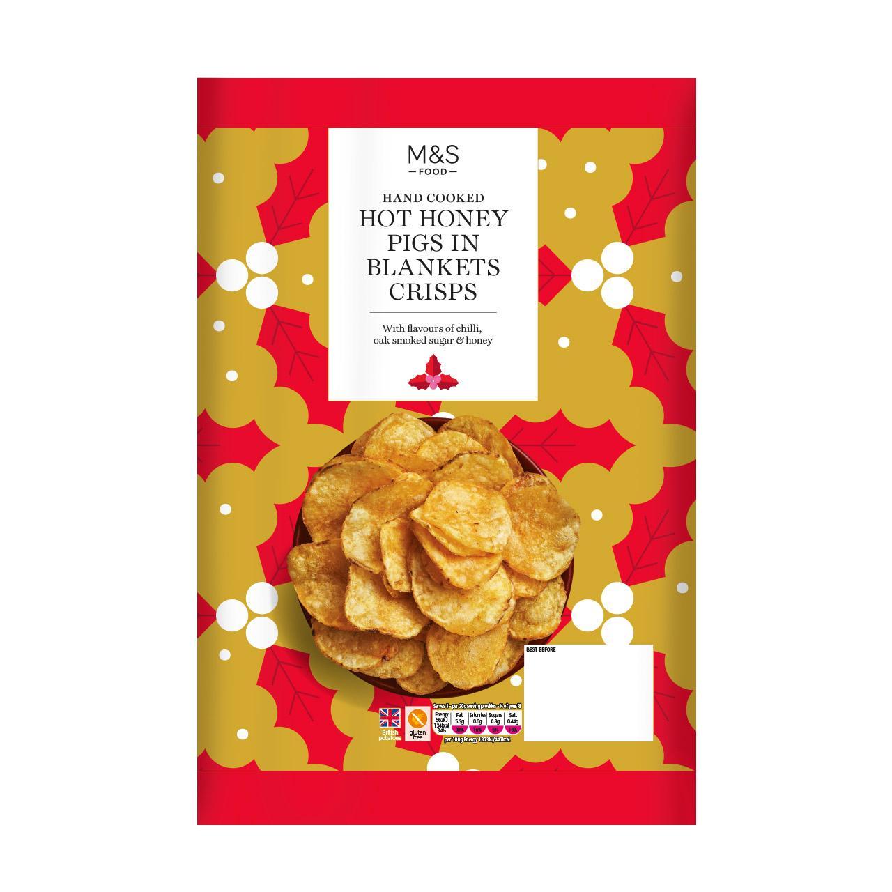 M&S Hot Honey Pigs in Blankets Crisps