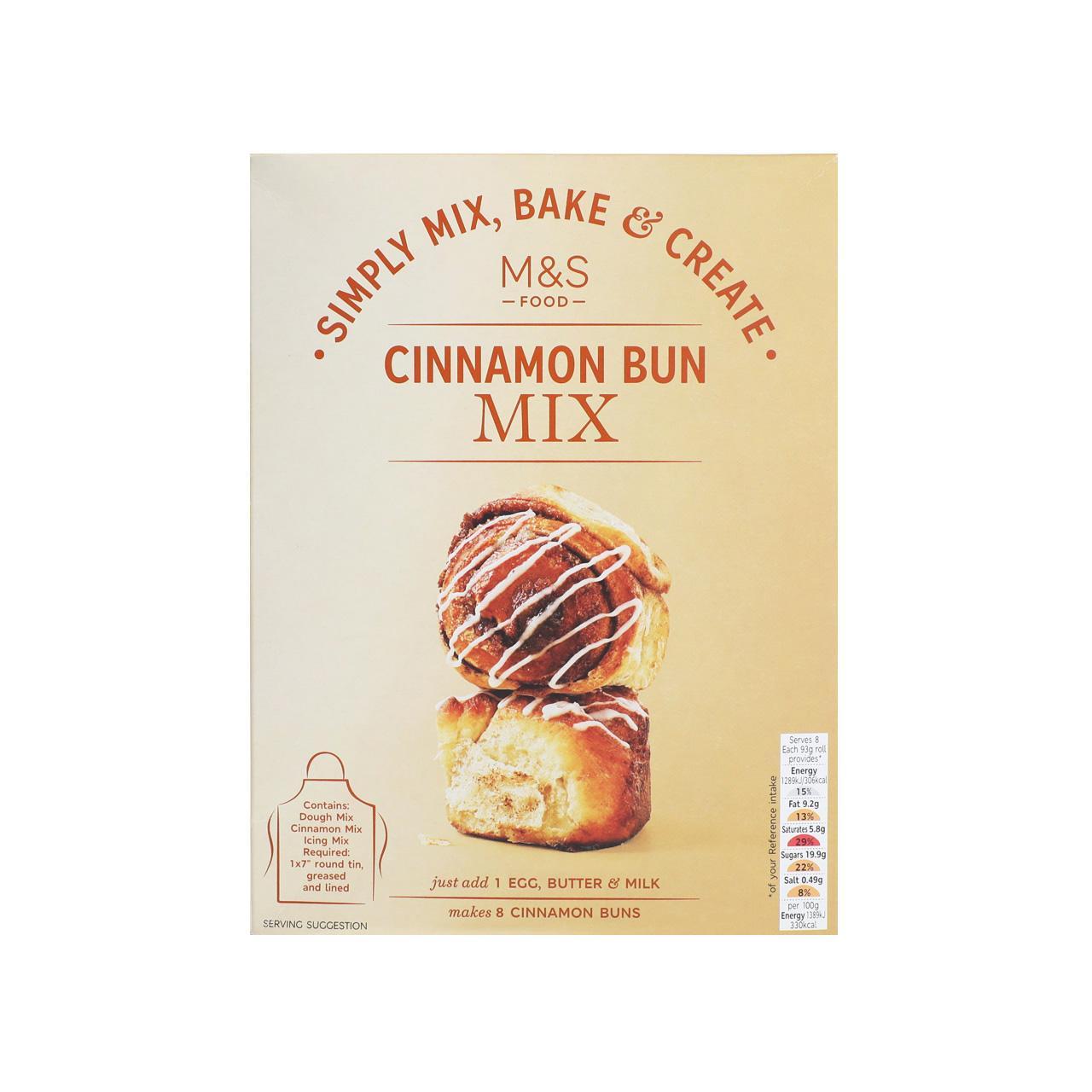 M&S Simply Bake Cinnamon Bun Kit