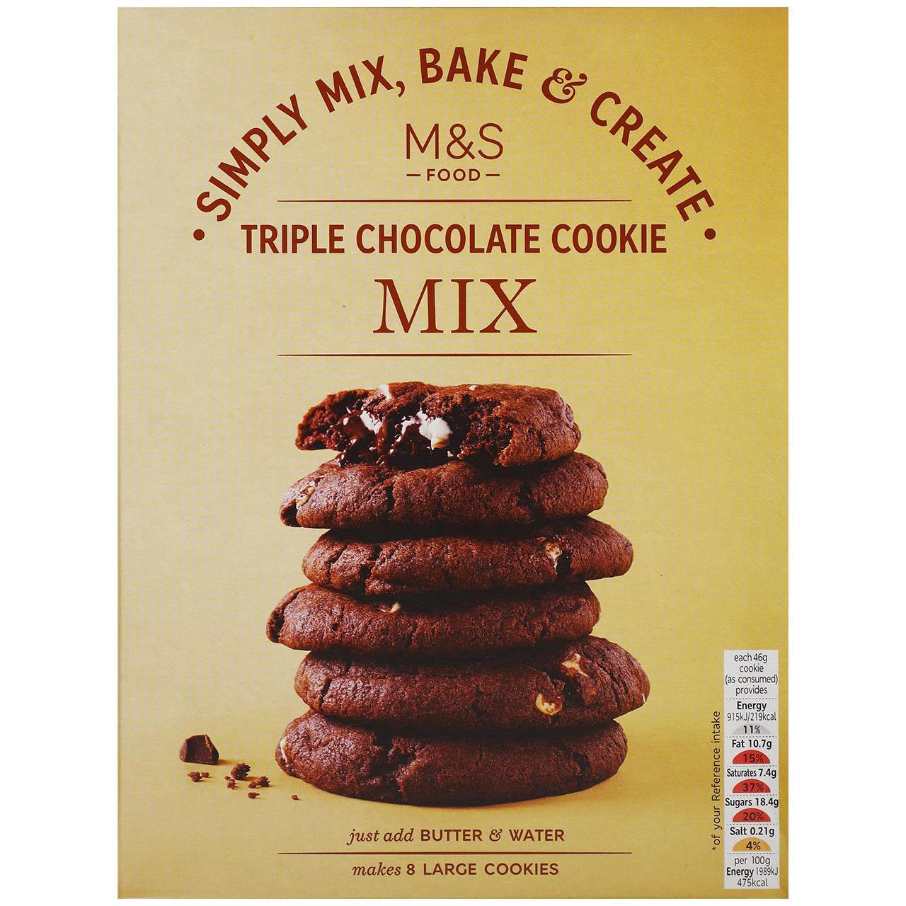 M&S Triple Chocolate Cookie Mix