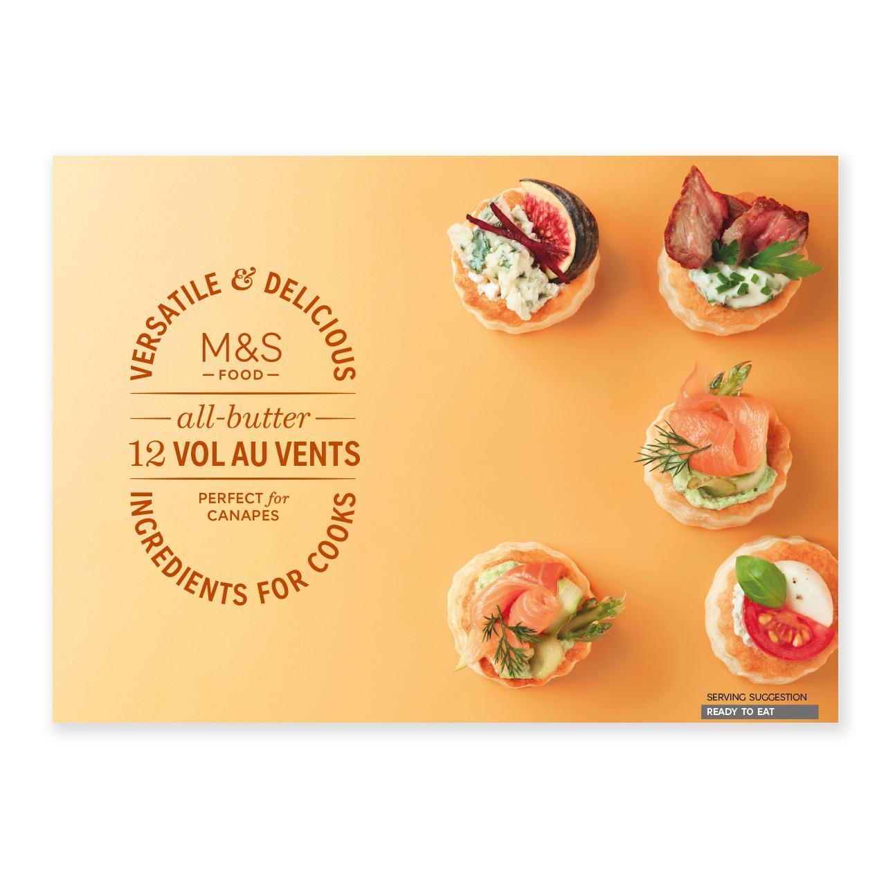 M&S 12 All Butter Vol au Vents