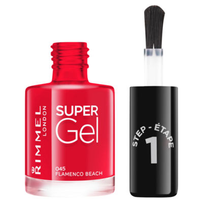 Rimmel London Super Gel Nail Polish 045 Flamenco Beach 12ml