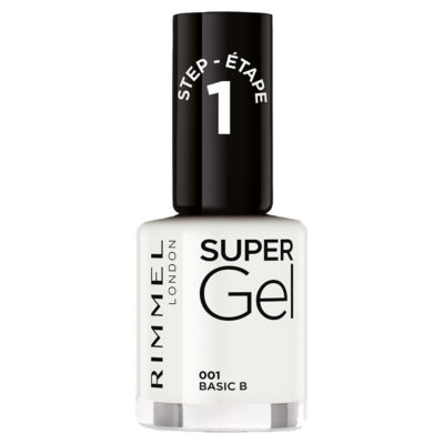 Rimmel London Super Gel Nail Polish 001 Basic B 12ml