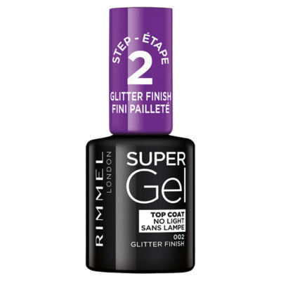 Rimmel London Rimmel Super Gel Nail Polish Glitter Top Coat 12ml