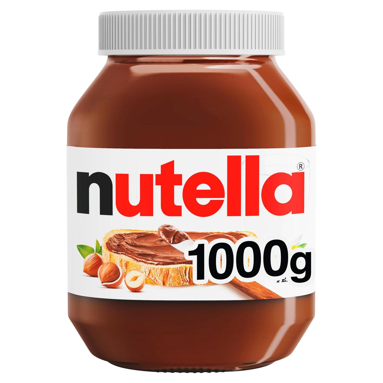 Nutella Hazelnut And Chocolate Spread Jar 1000g