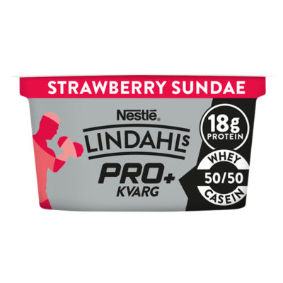 Lindahls Pro + Kvarg Strawberry 150g