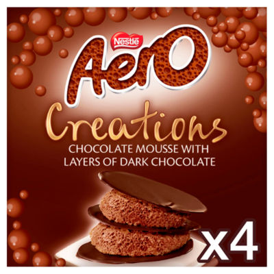 Aero Creations Milk Chocolate Mousse 4x57g