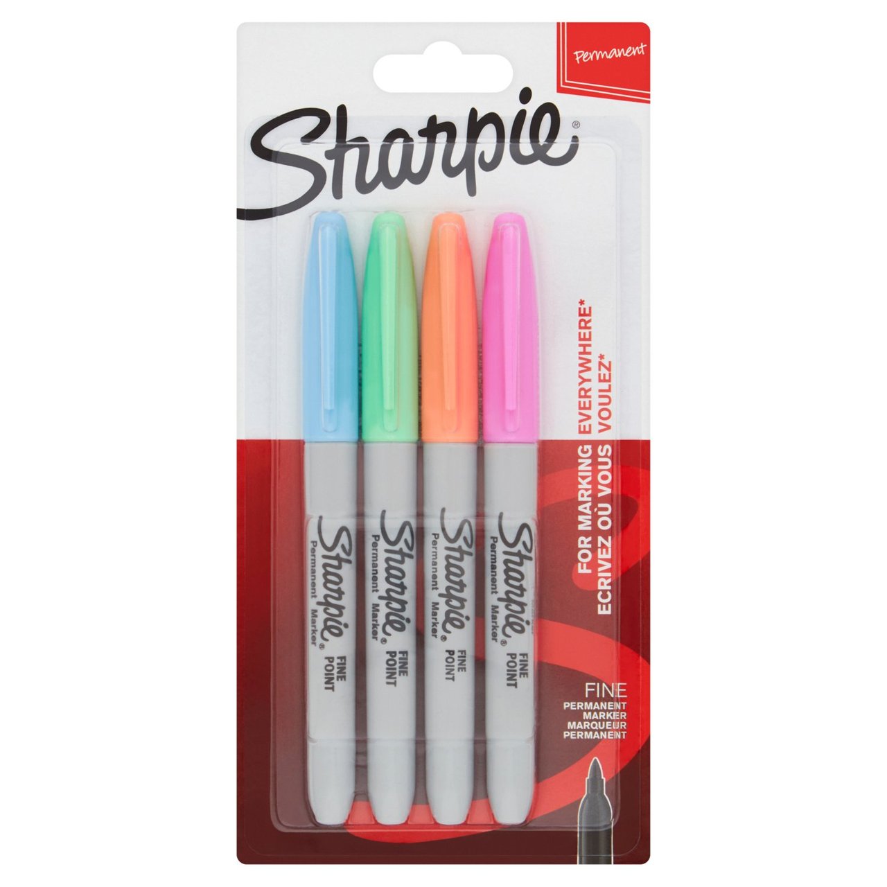 Sharpie Permanent Marker Assorted Pastel