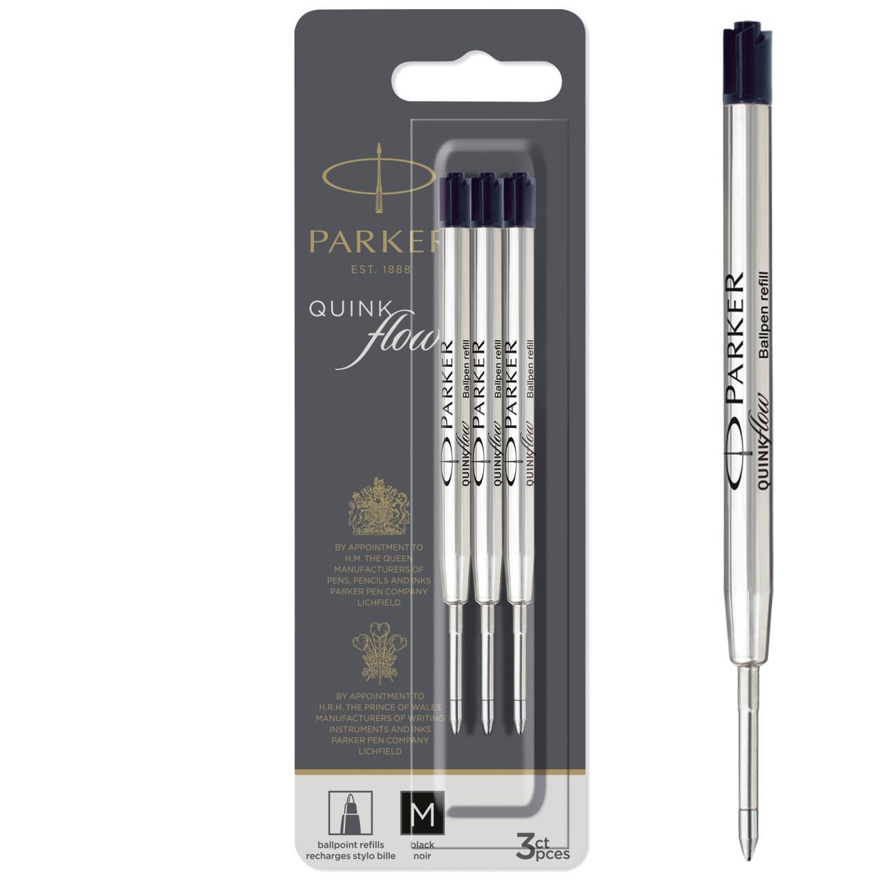 Parker Ballpoint Pen Black Refills Medium Point