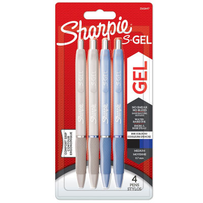 Sharpie S-Gel Gel Pens, 0.7mm, Black & Blue