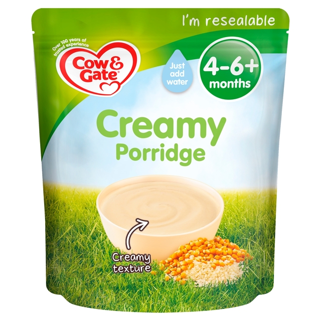 Cow & Gate Creamy Porridge From 4 - 6M Onwards  125g