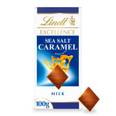 Lindt Excellence Caramel & Sea Salt Milk Chocolate Bar