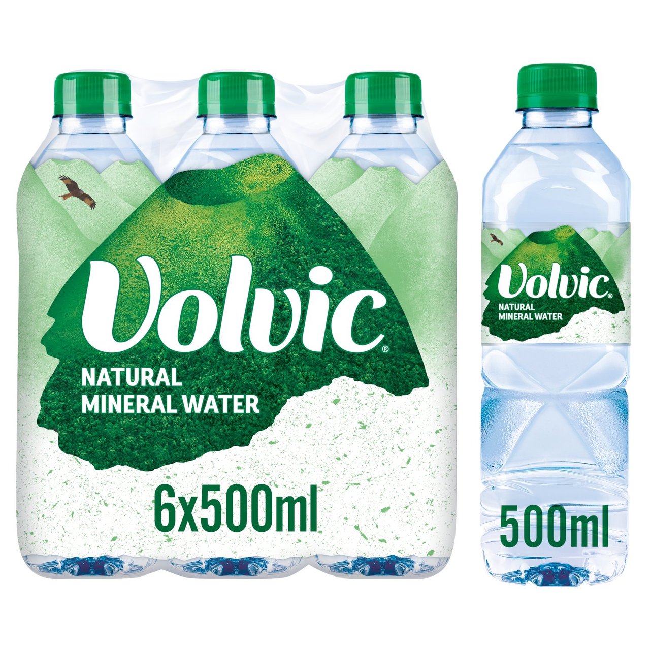 Volvic Natural Mineral Water Bottles