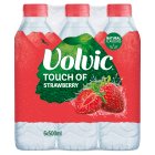 Volvic Touch Of Fruit Strawberry Flavoured Water 6x500ml