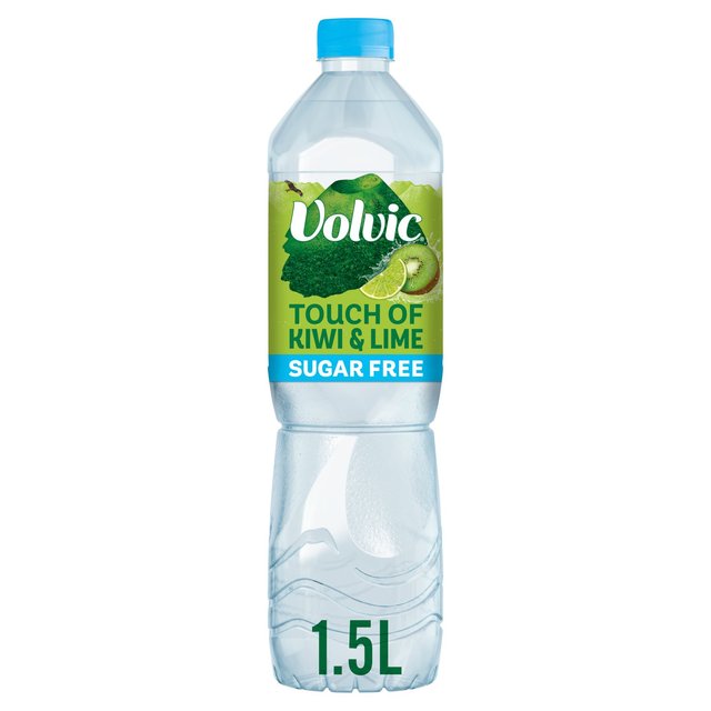 Volvic Touch of Fruit Sugar Free Kiwi & Lime Flavoured Water 1.5L