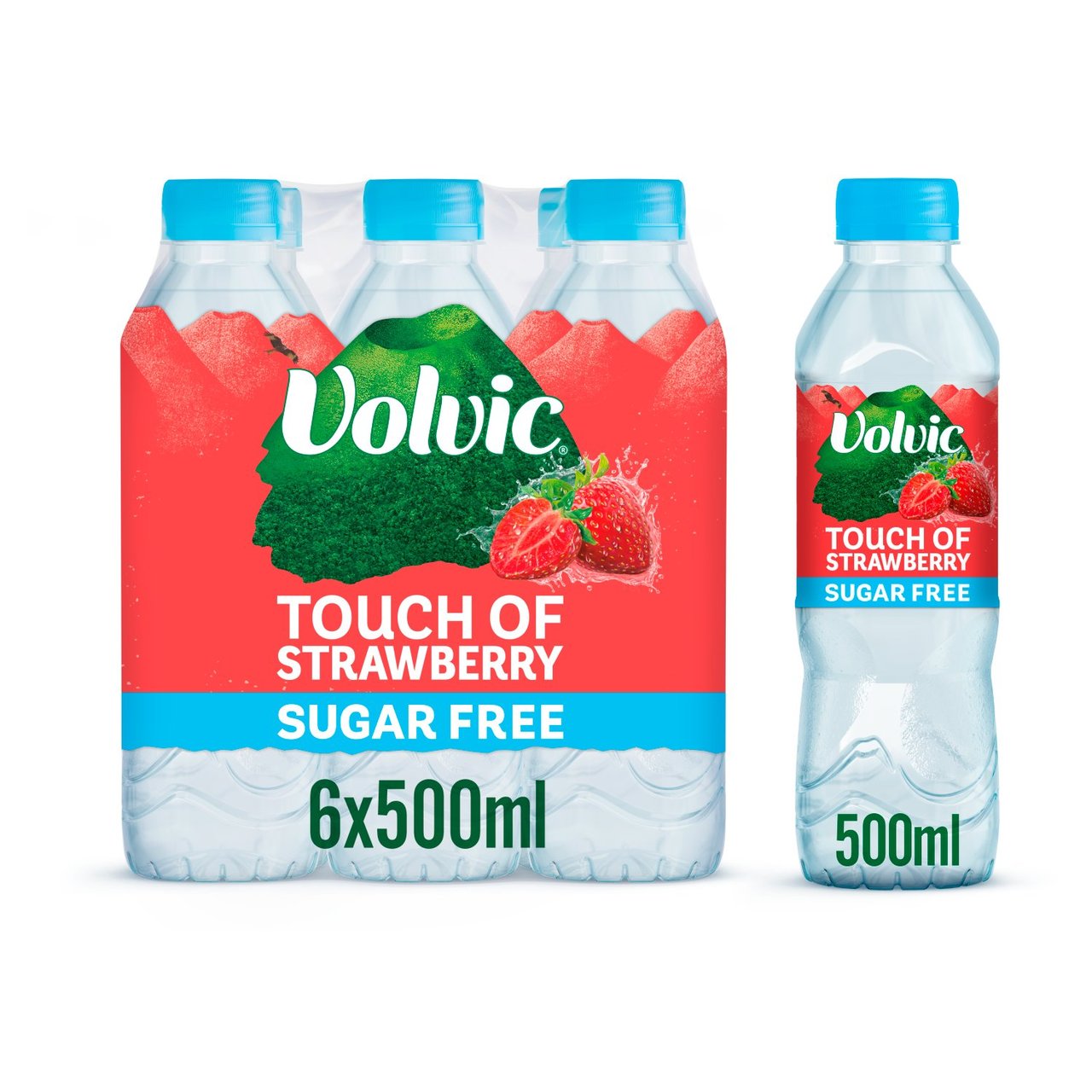 Volvic Touch of Fruit Strawberry Still Flavoured Water Multipack