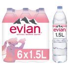 evian Natural Mineral Water 6 x 1.5L