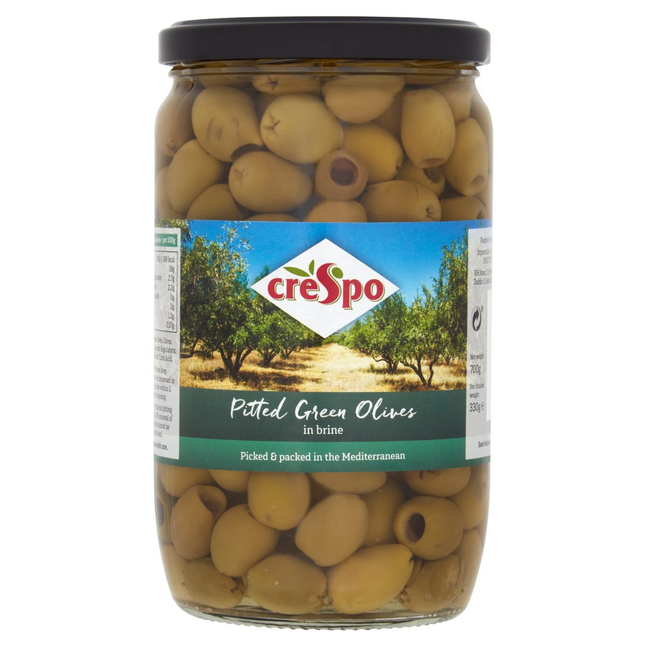 Crespo Pitted Green Olives