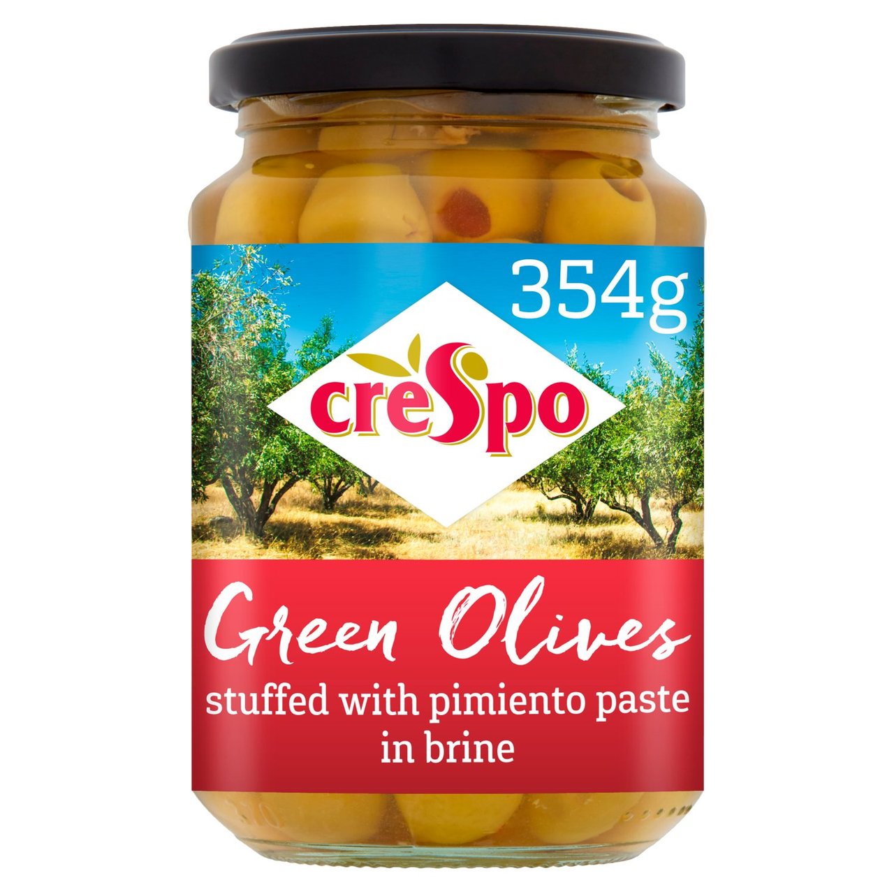 Crespo Olives Stuffed With Pimiento 354G