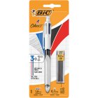 BIC 4 Colours 3+1HB Ball Pens & Mechanical Pencils 1 Pack + 12 refills